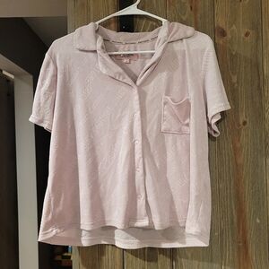 Juicy couture fuzzy button up